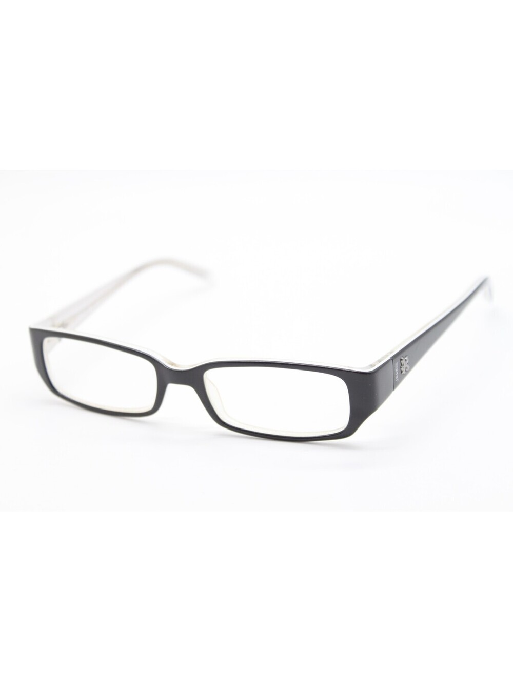 ESPRIT ET17345 COLOR-538 BLACK WHITE SILVER AUTHENTIC EYEGLASSES 47-16